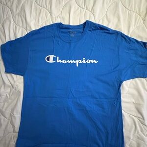 Champion Men's Vibrant Blue Tee